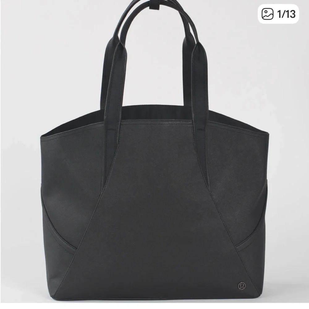 Lululemon All Day Black Go Wild Tote Bag